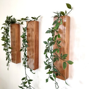 Wholesale Wooden Wall Hanging Vase Modern Luxury Interior Decorative <b>Plant</b> Vases and <b>Frames</b> - Product Image 6