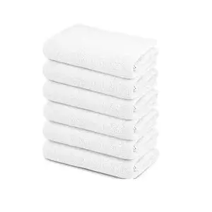 Beyaz banyo havlusu otel kaliteli Spa % 100% organik pamuk yumuşak rahat sıcak satış toptan stok lot pamuk havlu