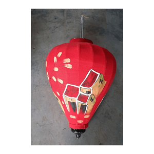 Meilleure vente lanterne en soie suspendue à l'extérieur vietnamienne colorée Hoi An pour la décoration de restaurant/lanternes en soie vietnamiennes - Product Image 1