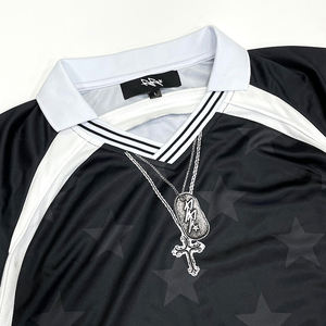 Camiseta de fútbol Vintage personalizada 2025, ropa de calle de alta calidad, ropa deportiva de fútbol de manga larga con servicio OEM - Product Image 4