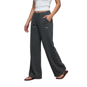 <b>Women's</b> Winter Wide Leg Sweatpants Mid Waist <b>Lounge</b> <b>Pants</b> Relaxed Fit Casual Breathable Quick Dry Waffle Knit Spandex/Cotton - Product Image 4