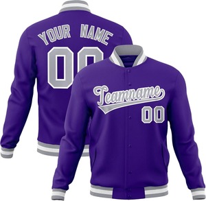 Custom College Bomber Varsity Jacket con bordado personalizado Nombre Número Chenille Parches Loose Fit Diseño Precio al por mayor - Product Image 3