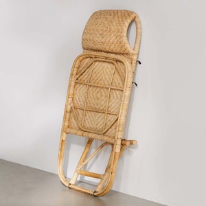 Chaise de plage en rotin pour l'extérieur, prix fabricant, chaises pliantes tissées naturelles pour le bord de la piscine - Product Image 3