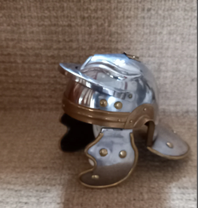 Juego de gladiador casco espartano soldado batalla traje Medieval Cosplay griego Sparta antiguo romano Corintio acero - Product Image 2