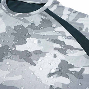 เสื้อโปโลตกปลาแขนยาวกันน้ำ แห้งเร็ว ระบายอากาศดี พิมพ์ลายแบบซับลิเมชั่น ป้องกันแสงแดด UPF 50+ สำหรับผู้ชาย ขายส่ง - Product Image 3