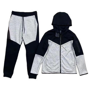Conjunto Deportivo Personalizado para Hombre, Estilo Hip Hop, con Pantalones con Capucha, de Forro Polar Térmico, Informal, de Algodón, para Invierno - Product Image 1
