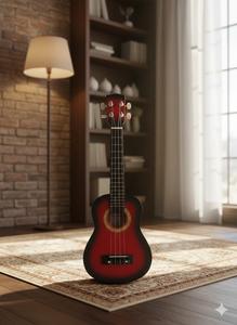 Ukelele Soprano Acústico SOLOBEAT de 4 Cuerdas de Madera con Acabado Brillante Modelo A50 HK Hong Kong - Product Image 2