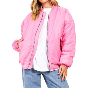 Nouveaux blousons bombardiers en satin de soie personnalisés pour femmes blouson bombardier en satin de baseball au fournisseur en gros et au fabricant vestes en satin pour femmes - Product Image 1