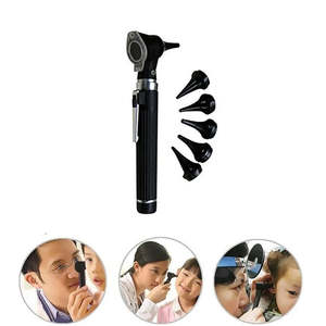 Astrin Surgical <b>Medic</b> <b>Instrument</b> Otoscope Stainless Steel Portable Manual Strong Illumination Crystal Clear <b>Optics</b> Professional - Product Image 5