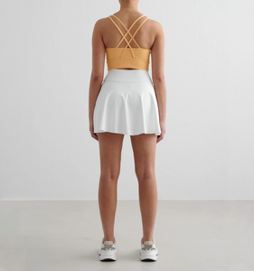 <b>Womens</b> Athletic <b>Skort</b> High Waist Workout Skirt with Inner Shorts Stretch Quick Dry Fabric for Running Tennis Golf and Fitness - Product Image 2