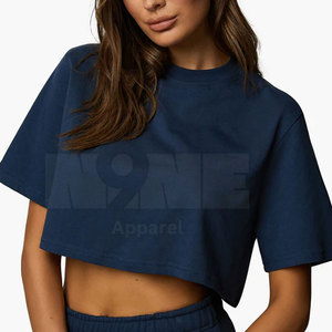 Camiseta corta para mujer de último diseño 2025, estilo informal clásico de lona de alta calidad para verano, oferta en línea - Product Image 2