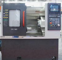 Tour CNC à banc incliné avec broche à axe C A2-5 pour tournage de précision de raccords en laiton et de broches de précision