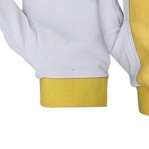 ถุงมือทำงานหนังวัวสำหรับงานหนักถุงมือประกอบมือเพื่อความปลอดภัยวัสดุหนังวัว - Product Image 5