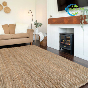 Los mejores productos ALFOMBRA Y ALFOMBRA DE JUTE BOUCLE Encanto para sala de estar: alfombras de yute Boucle que son duraderas y convenientes - Product Image 3