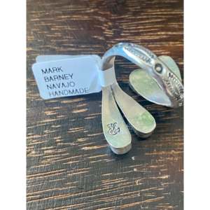 Mark Barney White Opal <b>Sterling</b> <b>Silver</b> <b>Adjustable</b> Fashion <b>Rings</b> - Product Image 5