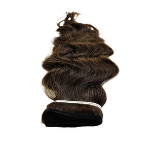 Vagues naturelles indiennes à double tirage de haute qualité Offre Spéciale 100% Extensions de cheveux humains vierges Remy de qualité supérieure pour femmes - Product Image 4