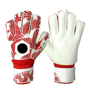 Vente en gros de gants de gardien de but de football professionnel en cuir respirant avec une forte adhérence et une protection des doigts pour les gardiens de but - Product Image 2