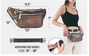 Nouvel arrivage de sac banane couleur unie taille épaule poitrine ceinture sacs pour la randonnée course à pied gymnastique cyclisme et voyage avec sacs à fermeture éclair - Product Image 2