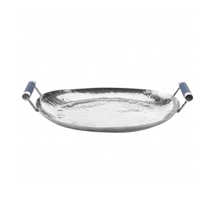 Bandeja de Servicio de Hierro de Alta Calidad con Diseño Moderno para Decoración de Mesa en Hogar, Hotel, Restaurante, Boda - Colores y Logotipos Personalizables - Product Image 1