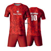 Personnalisez votre propre maillot de football respirant en polyester pour hommes, nouveau kit de sport de football