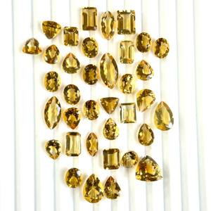 Natural <b>Citrine</b> Mix Shape Loose Gemstones for Jewelry Making High Quality <b>Citrine</b> Faceted Calibrated Stone By Indian Wholesaler - Product Image 5