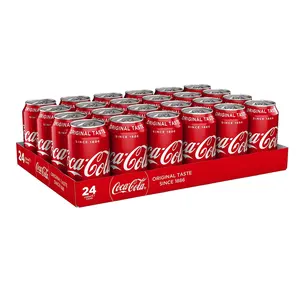 Coca Cola 330ml x 24 kaleng, Coca-Cola 1.5 liter 500ml 20oz botol asli klasik minuman lembut Coca cola