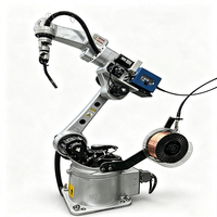Manipulador robótico de soldadura de 6 ejes totalmente automático con programación CNC para automatización de talleres