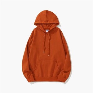 Sweat à capuche en molleton 100 % coton ultra doux de qualité supérieure pour hommes et femmes, confortable, tricoté, pour l'hiver, avec logo personnalisé, couleur unie, écologique, OEM - Product Image 3