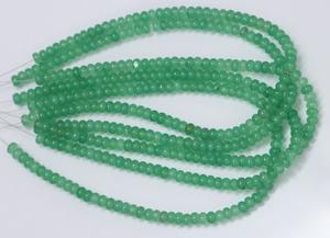 Perles de pierre de quartz vert fraise lisses de 8 mm en gros, qualité AA, pierres précieuses simples certifiées CNAS, modèle AA-54 - Product Image 6