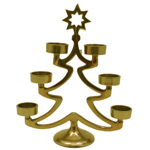 Bougeoir en métal décoratif pour la maison bougeoir en placage d'étain pour mariage et fête décor fait à la main en vrac - Product Image 2