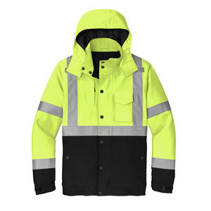 Chaquetas de Seguridad Reflectantes Fluorescentes para Hombre - Ropa de Trabajo de Alta Visibilidad Material de Poliéster Uso en Tráfico y Construcción - Product Image 5