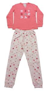 Conjunto de dos piezas de camiseta y pantalón de manga larga de Jersey de algodón para mujer ropa personalizada - Product Image 5