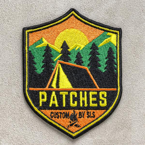 Low MOQ Personalized Embroidery Woven Tag Custom Patches - Product Image 6