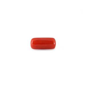 พลอยปะการังสีแดงขัดเงา-4.75 กะรัต สีขาว สูง 8 มม. - Product Image 1