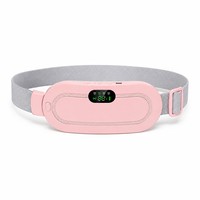 Ceinture Chauffante Menstruelle Femme, Coussin Compressif Chaude pour la Taille, Masseur Anti-Douleur des Règles, Soulagement des Douleurs Menstruelles