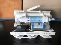 Sistem Filter Air Reverse Osmosis Elektrik Aqua-Win 3.2G di Bawah Wastafel, Katup 4 Arah, 5 Tahap, Baja Tahan Karat, 50 GPD, Bersertifikasi CE