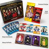 Cartes de jeu TCG personnalisées haut de gamme écologiques double face avec accents irisés, papier à âme noire, finition brillante, emballage ChenSheng pour la famille