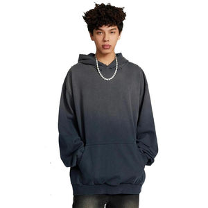 Men's 100% Cotton Acid Wash Fleece Solid Eco-Friendly <b>Hoodies</b> Embroidered Design Plain Dyed Quick Dry Lightweight Comfortable - Product Image 1