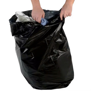 Venta al por mayor bolsas de basura de plástico PE personalizadas materiales reciclados tamaño personalizado colorido supermercado uso huecograbado manipulación de superficies de impresión - Product Image 5