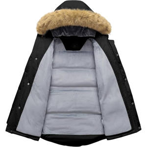 Veste matelassée courte pour femmes, tendance et moderne, tissu tissé respirant, coupe-vent, isolation thermique, pour l'hiver - Product Image 4