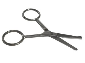 Tijeras Faciales Rectas con Mango de Cerámica, Instrumento de Belleza de Acero Inoxidable, Herramienta de Precisión para Recortar Cejas - Product Image 4