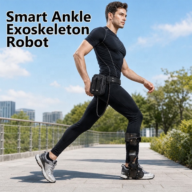 Business Ideas 2026 Portable Ankle Rehabilitation Robot Carbon Fiber Walking Assistance Exoskeleton for Recovery Training