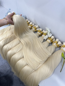 Cheveux vierges vietnamiens Dream Hair T05, 100g en vrac, double trame machine, pointes double drawn, sans nœuds, peuvent être permanentés, toutes les couleurs - Product Image 5