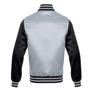 New Letterman Autumn Varsity Jacket for Men Custom Wool/Polyester Woven <b>Stand</b> Collar Front Logo Breathable Windproof Cropped - Product Image 3