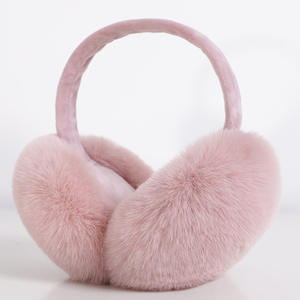Vente en gros de cache-oreilles d'hiver en polaire pour femmes en tissu de poteau en laine en polaire pliable - Product Image 4