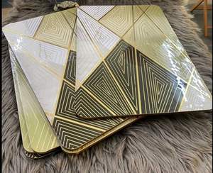 Handmade Modern Leather <b>Placemats</b> for Dining Laser Cutting Mats Easy to Wipe Off Waterproof Placement Mats for Home - Product Image 1