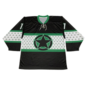 Nouveauté 2025, maillot de hockey sur glace personnalisé avec le nom de l'équipe, vêtements de sport, logo personnalisé brodé, respirant, 100% polyester, fabriqué au Pakistan - Product Image 6
