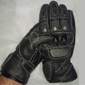 ถุงมือมอเตอร์ไซด์หนังสำหรับกีฬากลางแจ้งและขี่จักรยานสไตล์ใหม่ออกแบบได้ตามต้องการ - Product Image 6