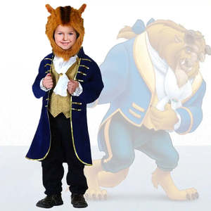 Costume de garçon : Combinaison et trench du personnage La Bte pour Halloween, l'Oktoberfest, Noël, inspirée des tenues de demoiselle d'honneur, de policière, d'anime, de personnage de dessin animé et des événements festifs - Product Image 1