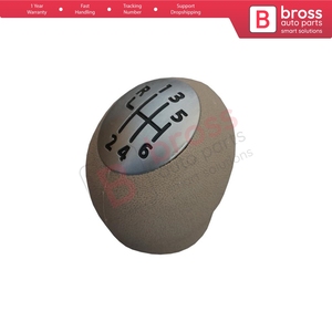 BSP553 6 Speed <b>Shift</b> Stick <b>Knob</b> 328650024R Chrome Beige For - Product Image 2